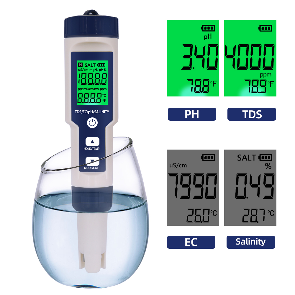 Ph Meter Digital Water Tester - Probador profesional de calidad del agua