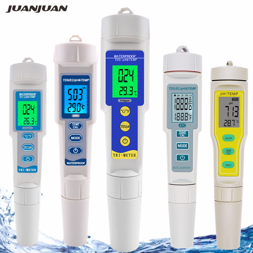 Ph Meter Digital Water Tester - Medidor de temperatura profesional 4 en