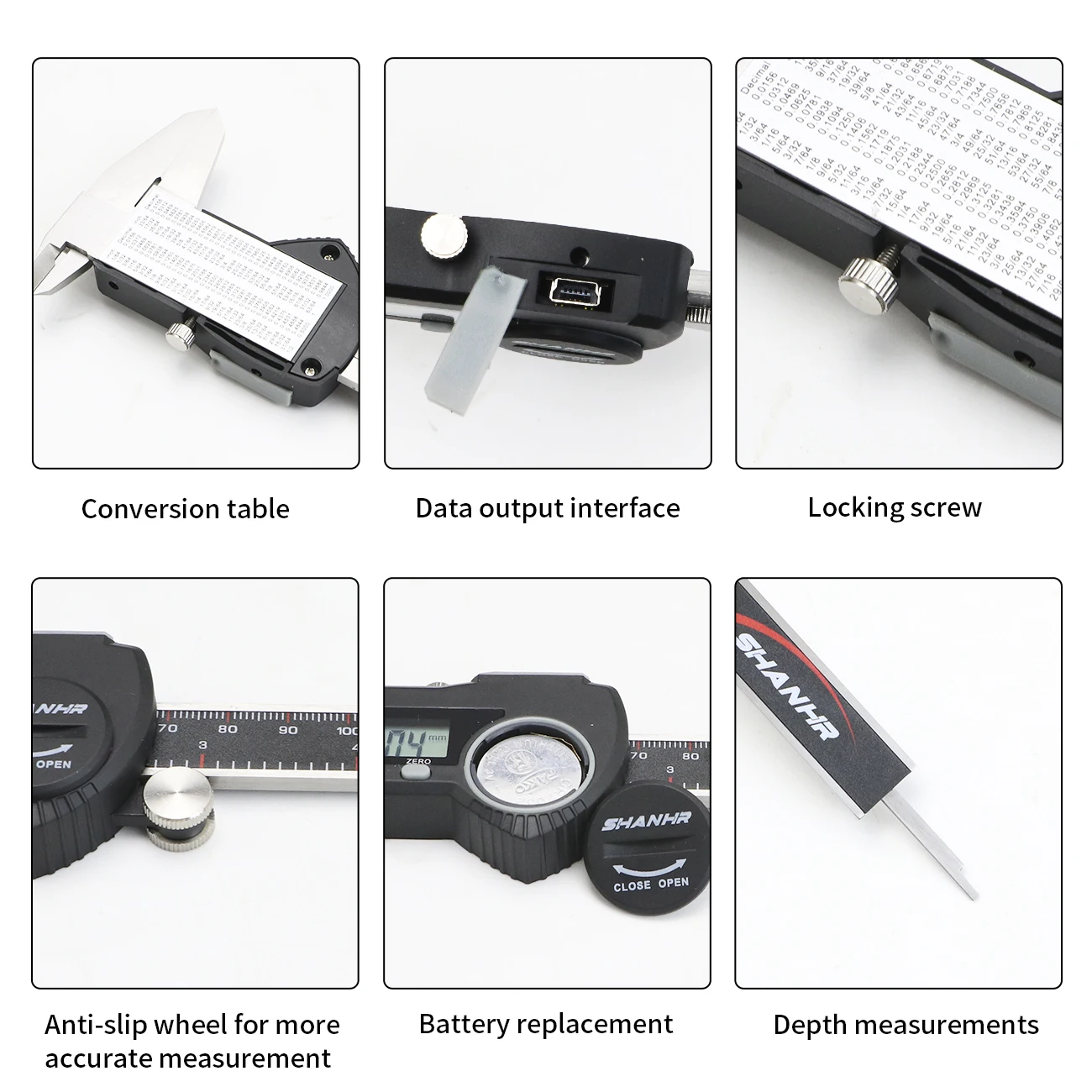 SHANHR IP54 150 mm Calibrador  - Digital Caliper 150Mm Stainless Steel reseña y precio