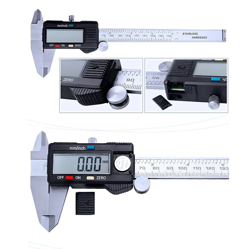 Calibrador Vernier Digital de  - Digital Caliper 150Mm Stainless Steel reseña y precio