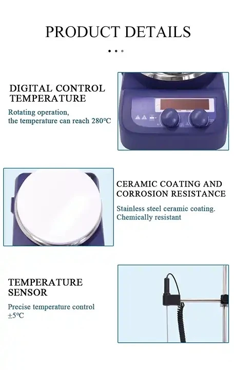 Ms-h280-pro Placa Calefactora  - Lab Magnetic Stirrer Hot Plate reseña y precio