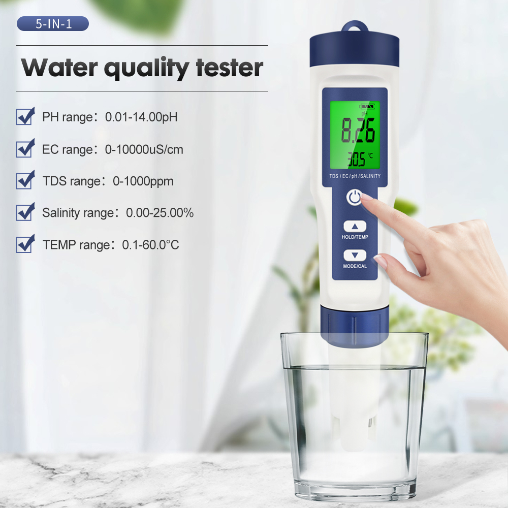 Probador profesional de calida - Ph Meter Digital Water Tester reseña y precio