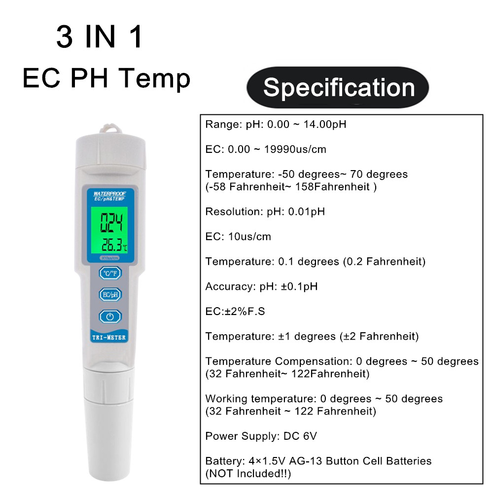 Medidor de temperatura profesi - Ph Meter Digital Water Tester reseña y precio